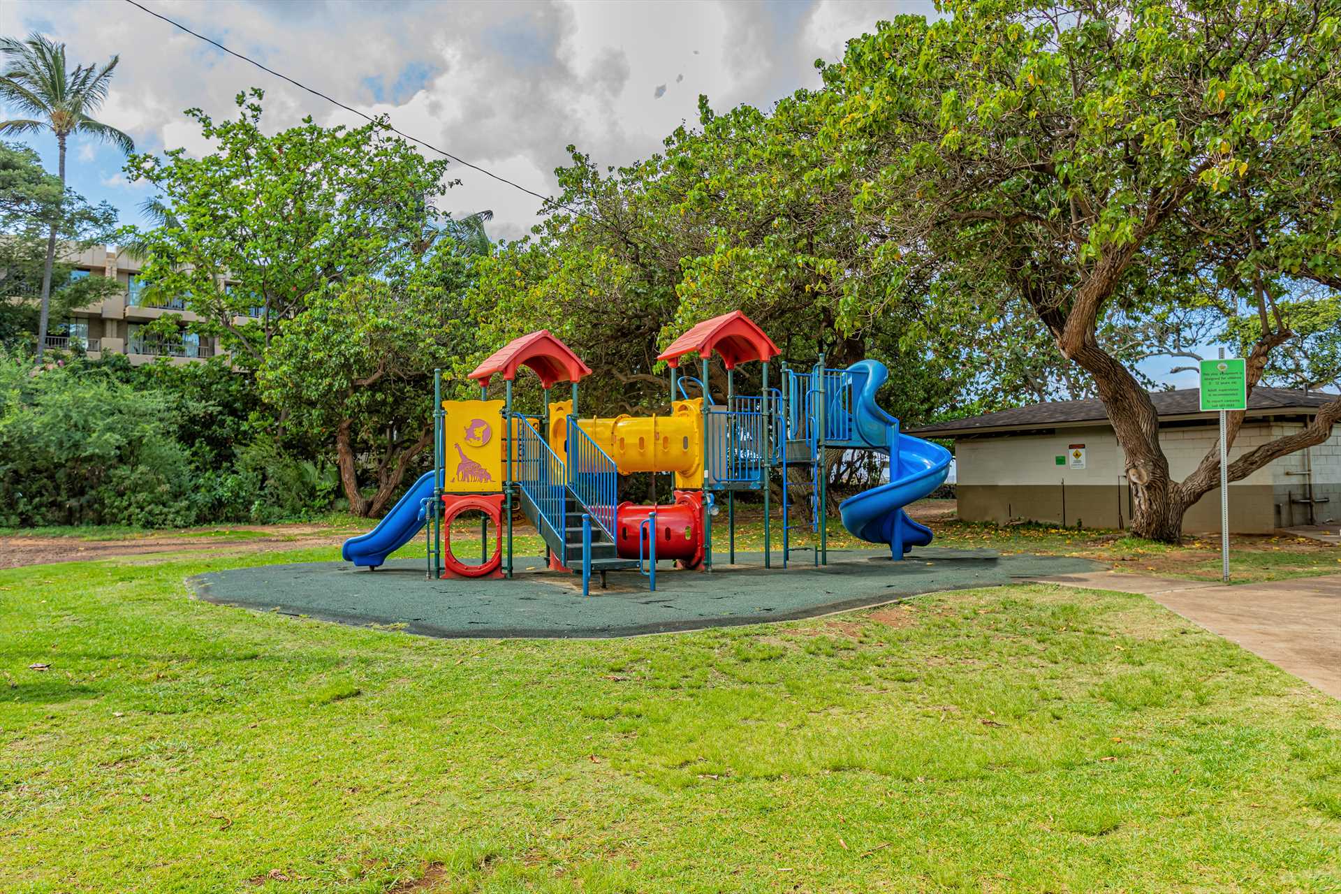 Playground for kids at Honokawai Beach Park