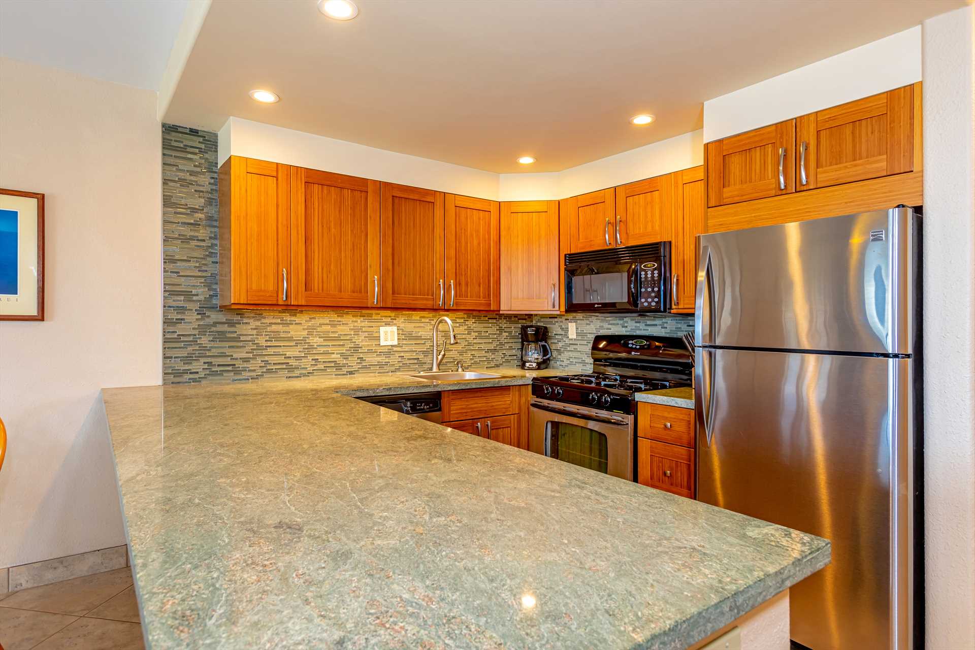 Beautiful, well-appointed kitchen