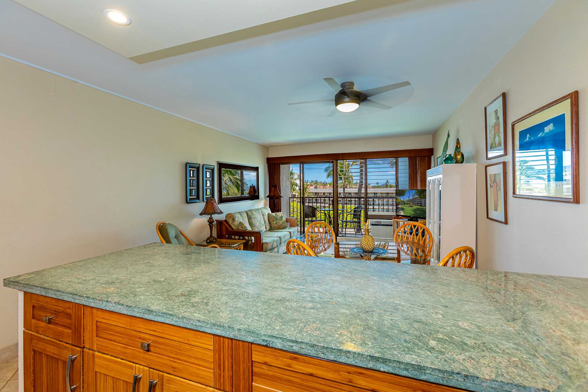 Beautiful, well-appointed kitchen with a view